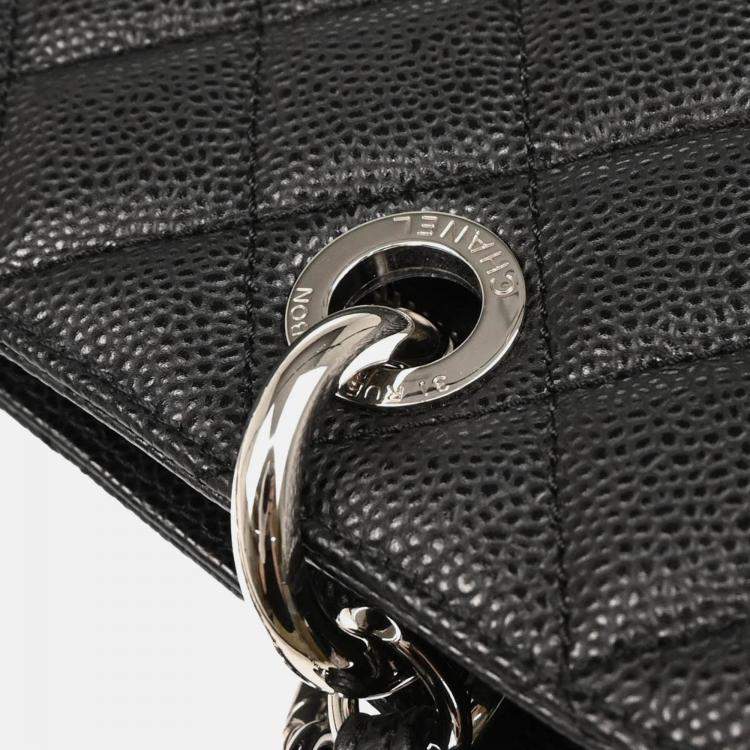 Pre Owned Chanel  GST XL Black Calfskin Grand Shopping Tote Bag