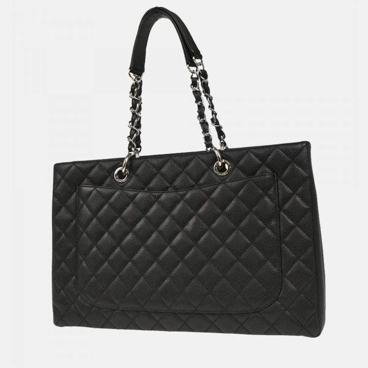 Pre Owned Chanel  GST XL Black Calfskin Grand Shopping Tote Bag