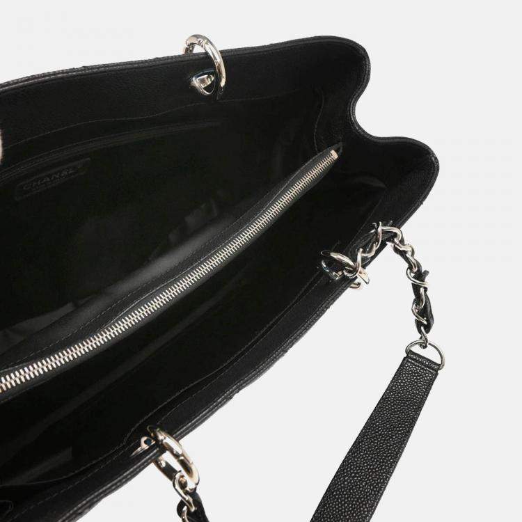 Pre Owned Chanel  GST XL Black Calfskin Grand Shopping Tote Bag