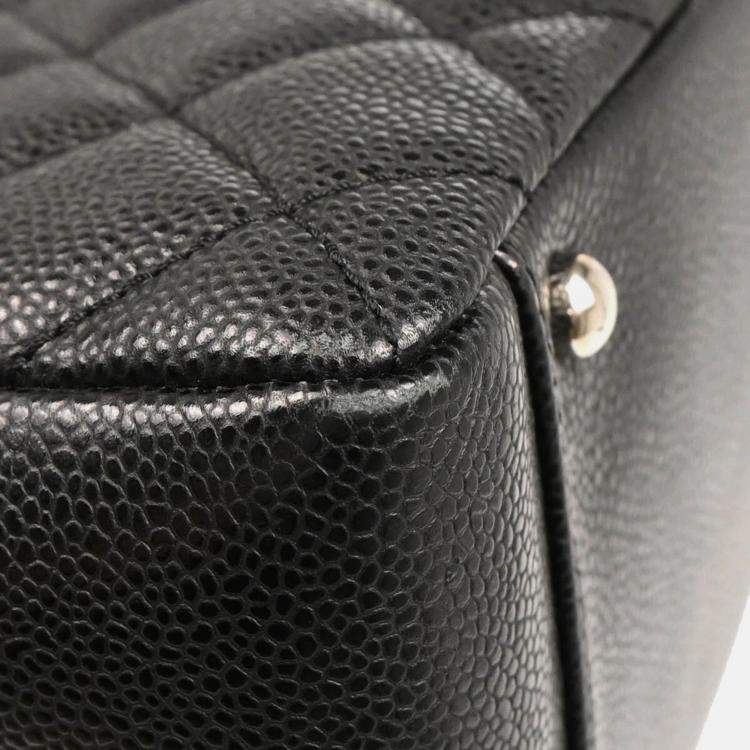Pre Owned Chanel  GST XL Black Calfskin Grand Shopping Tote Bag