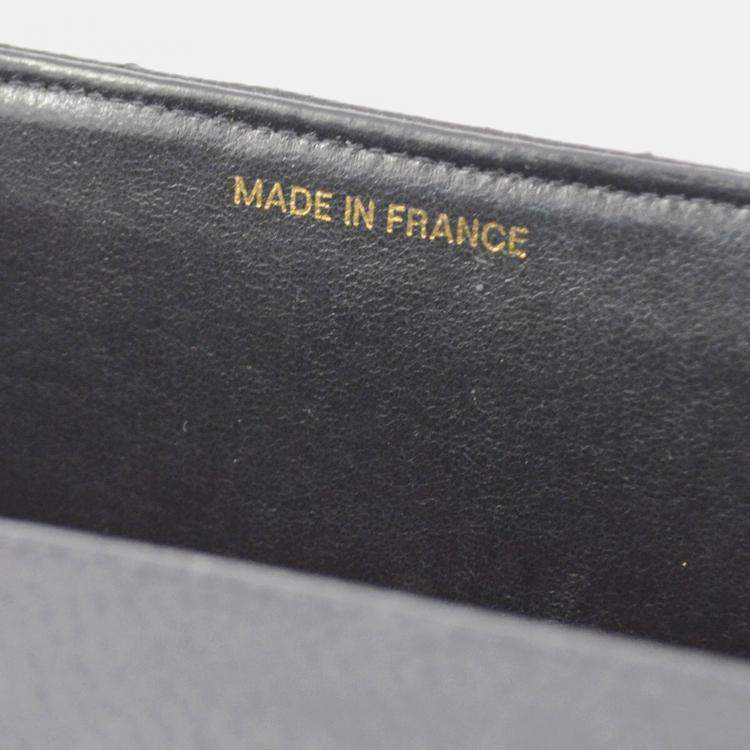 Pre Owned Chanel Classic Single Flap Jumbo Black Quilted Caviar Bag