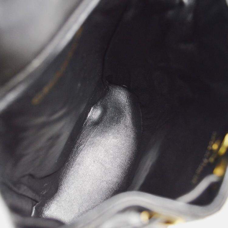 مملوكة مسبقًا Chanel Duma Small Black Lambskin Backpack 