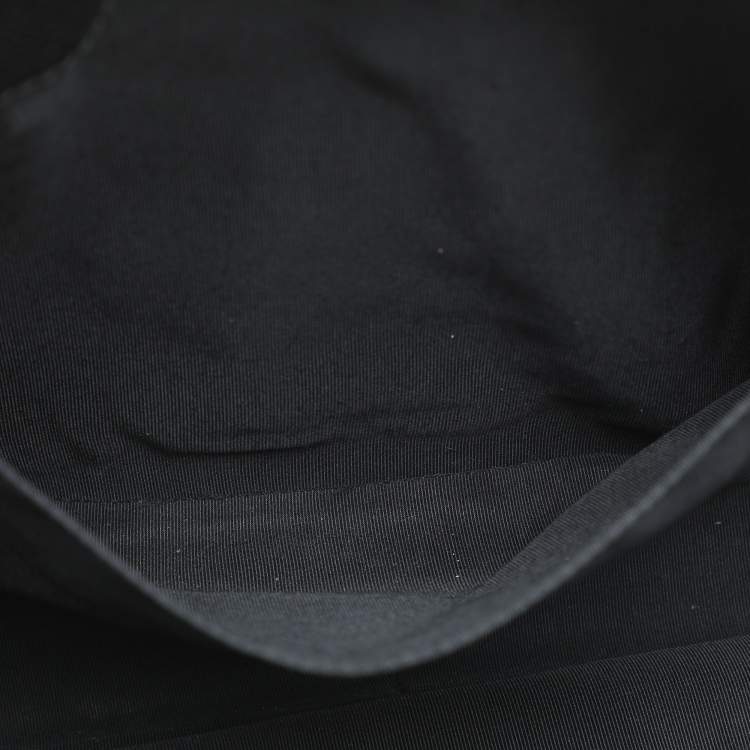 Pre Owned Chanel Black Quilted Caviar Leather CC GST Tote