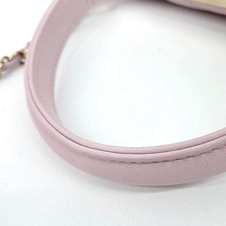Pre Owned Chanel Pink Leather Lambskin Trendy CC Small bag