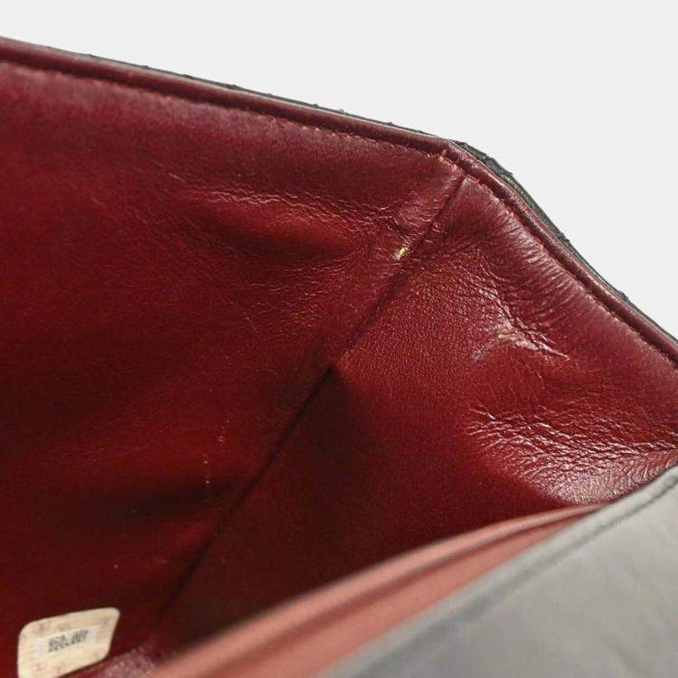Pre Owned Chanel Single Flap Black Lambskin Shoulder Bag