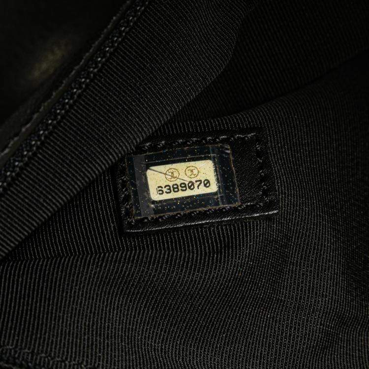 Pre Owned Chanel Black Grand Quilted Caviar Timeless Shopping Tote