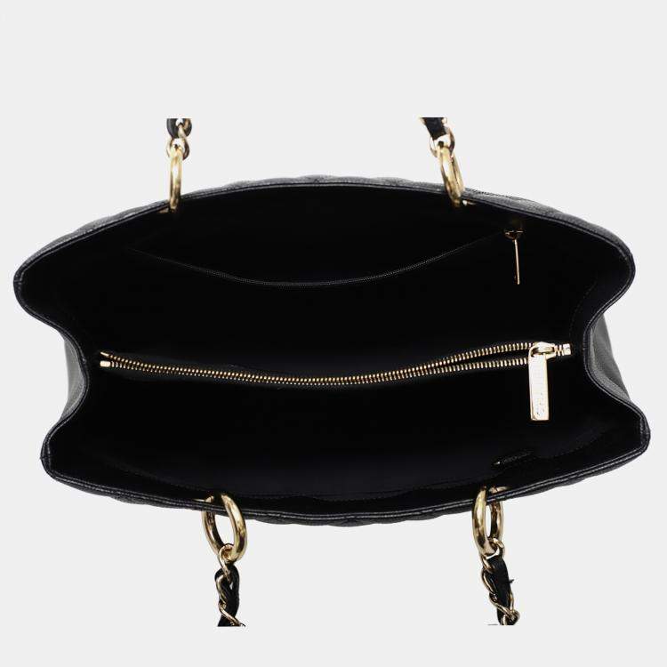 Pre Owned Chanel Caviar Black GST Bag
