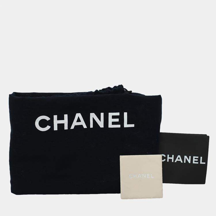 Pre Owned Chanel Iridescent Quilted Large Leather Grey Just Mademoiselle Large Tote Bag