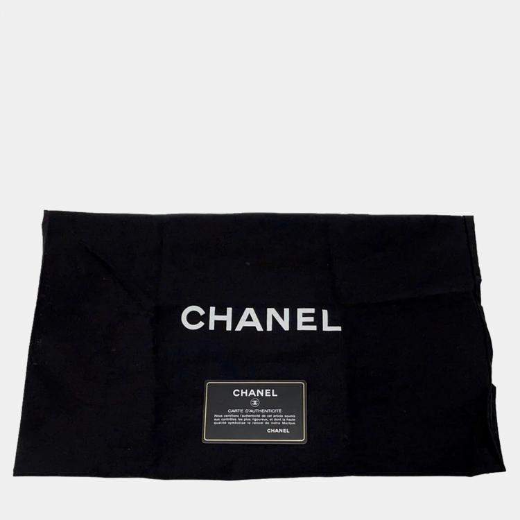 Pre Owned Chanel CC Logo Chain Me Silver Calf Leather Tote Bag 