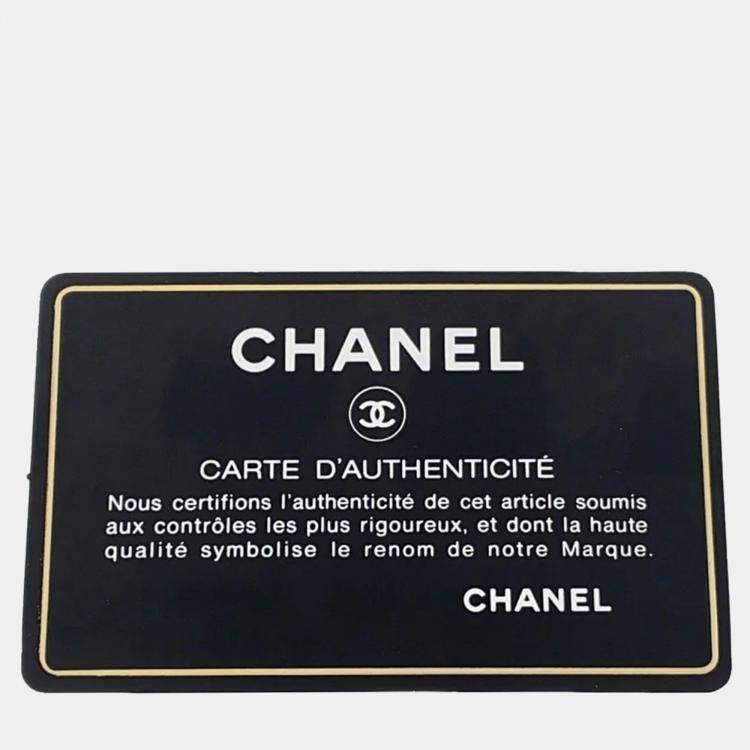 Pre Owned Chanel Boy Chain Black Soft Caviar Leather Shoulder Bag 