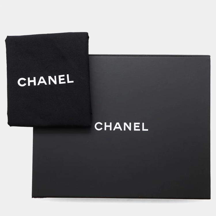Pre Owned Chanel 19 Chain Blue Denim Shoulder Bag 