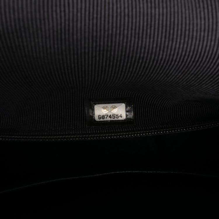 Pre Owned Chanel Grey CC Chevron Jersey Camera Bag