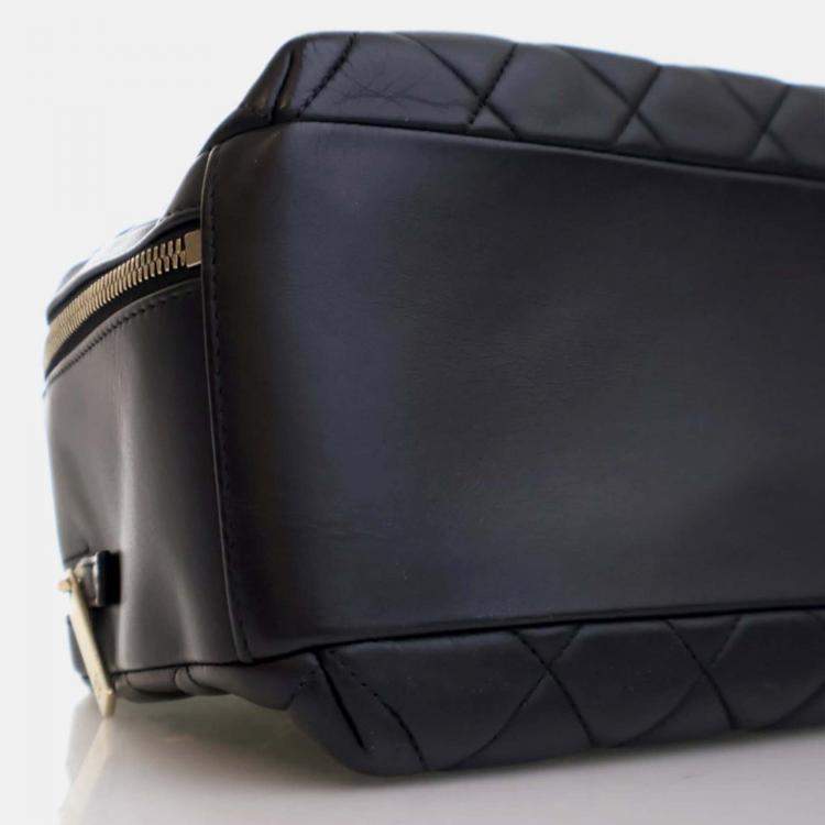 Pre Owned Chanel Trendy CC Black Calfskin Bowling Bag
