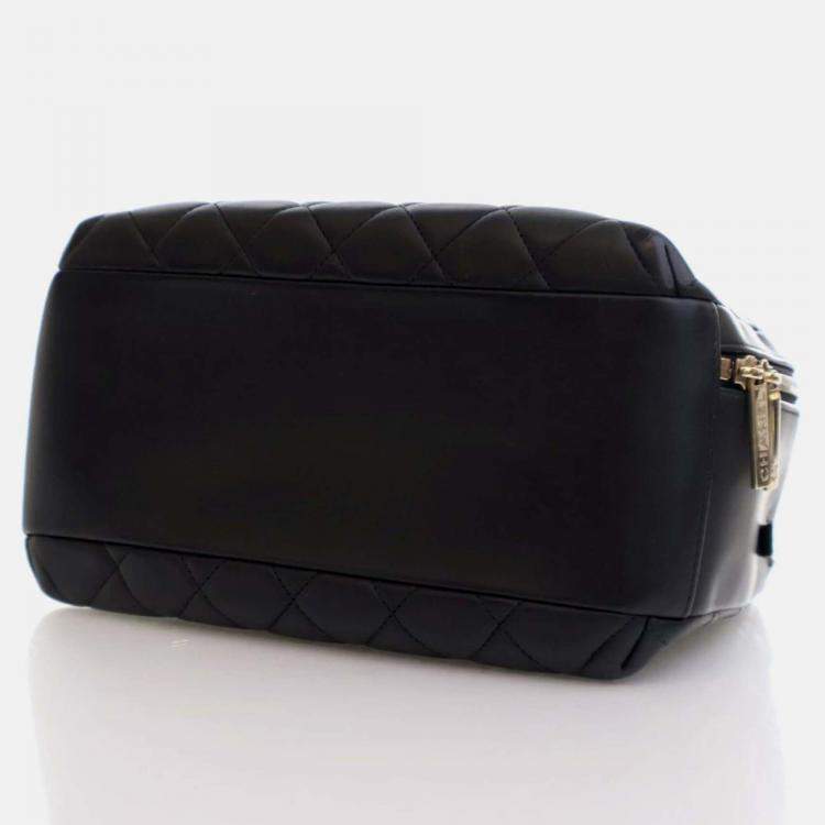 Pre Owned Chanel Trendy CC Black Calfskin Bowling Bag