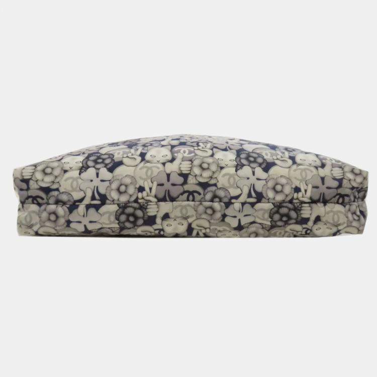 Pre Owned Chanel Cat Motif Tote Bag Nylon