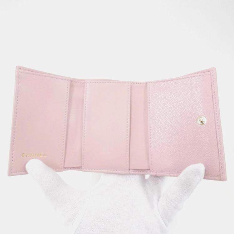 Pre Owned Chanel Timeless Black Leather Classic Line Wallet