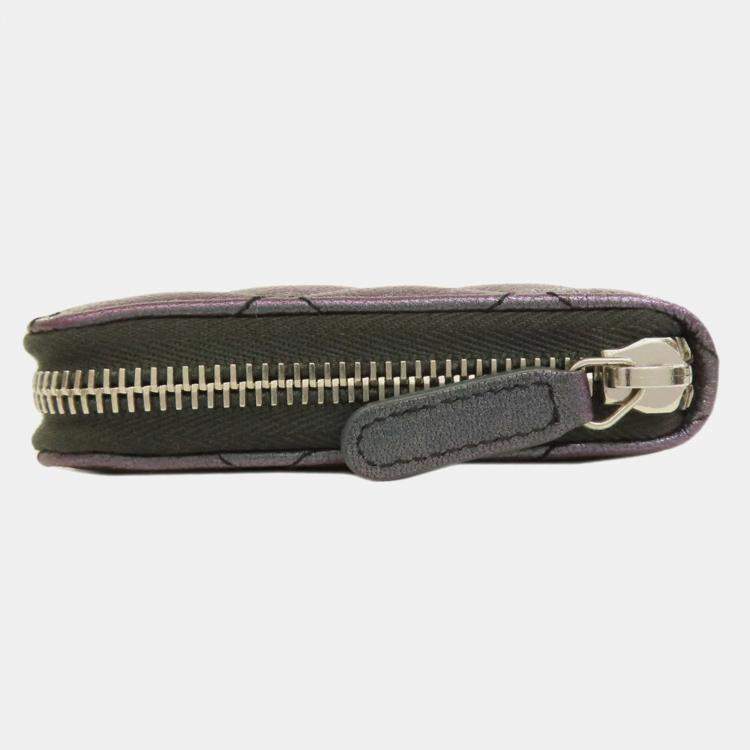 مملوكة مسبقًا Chanel Matelasse Coco Calfskin Mark Long Wallet 