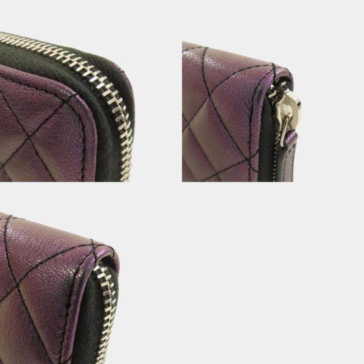مملوكة مسبقًا Chanel Matelasse Coco Calfskin Mark Long Wallet 