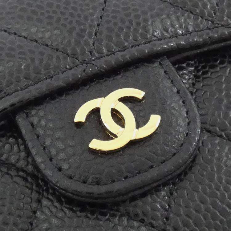 Pre Owned Chanel Timeless Classic Line Wallet