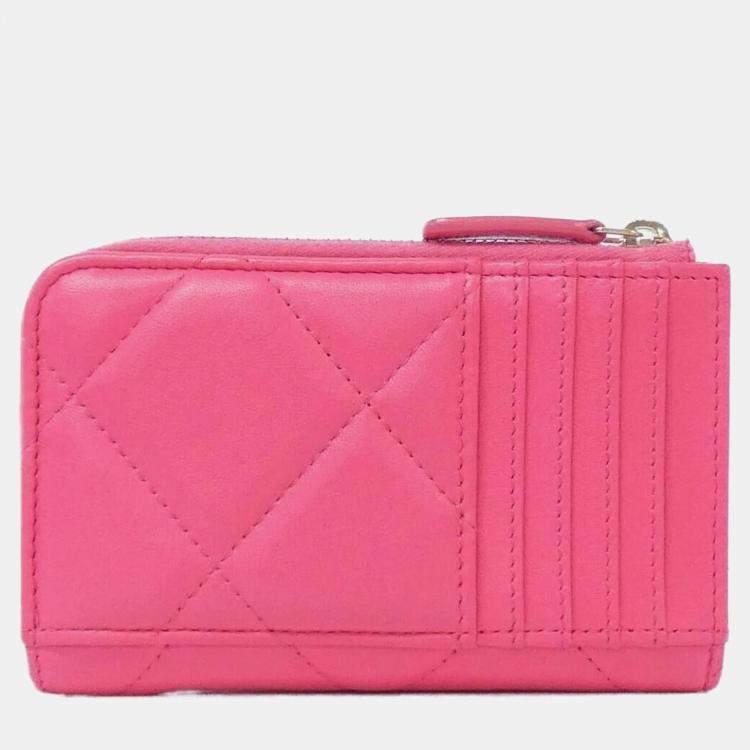 Pre Owned Chanel 19 Line Business Card Holder Case