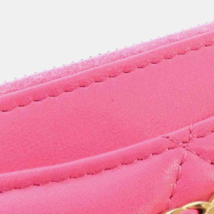 Pre Owned Chanel 19 Line Business Card Holder Case