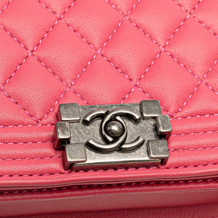 Pre Owned Chanel Multicolor Chanel Limited Edition Success Story Quilted Lambskin Trunk Set of 4 Mini Bags
