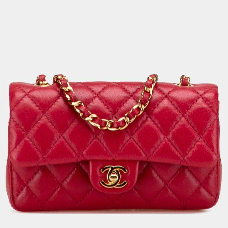 Pre Owned Chanel Multicolor Chanel Limited Edition Success Story Quilted Lambskin Trunk Set of 4 Mini Bags