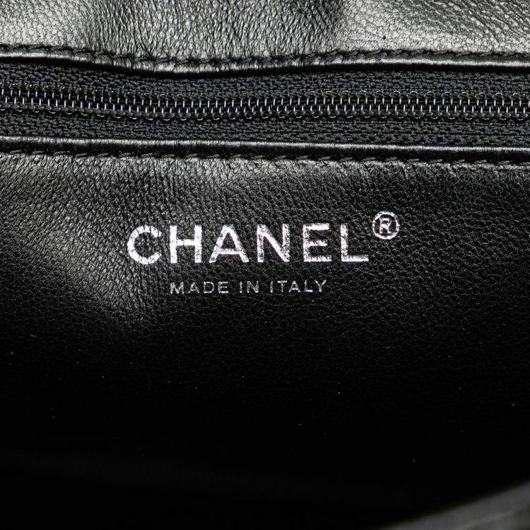 Pre Owned Chanel Black Caviar Medallion Tote
