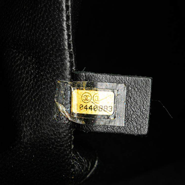 Pre Owned Chanel Black Caviar Medallion Tote