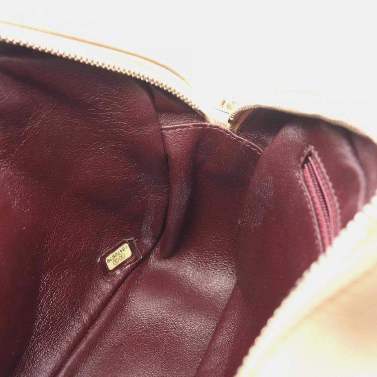 Pre Owned Chanel Diamond CC Quilted Lambskin Small Camera Case Bag 