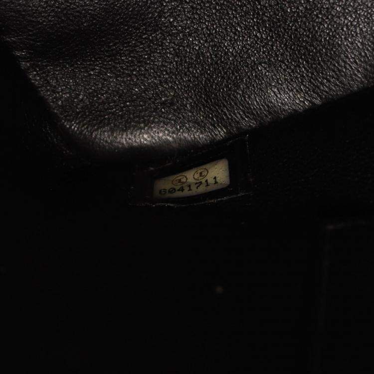 Pre Owned Chanel Medallion Black Leather Tote Bag