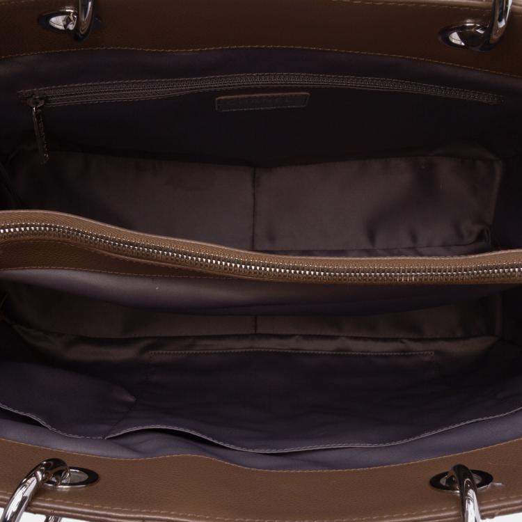 Pre Owned Chanel Brown Caviar Grand Shopping Tote XL