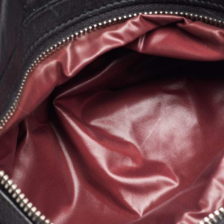 Pre Owned Chanel Black Quilted Nylon Coco Cocoon Backpack