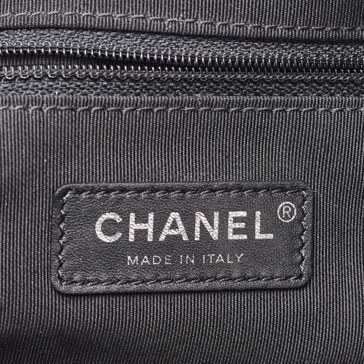 Pre Owned Chanel White Vinyl La Pausa Bay Backpack