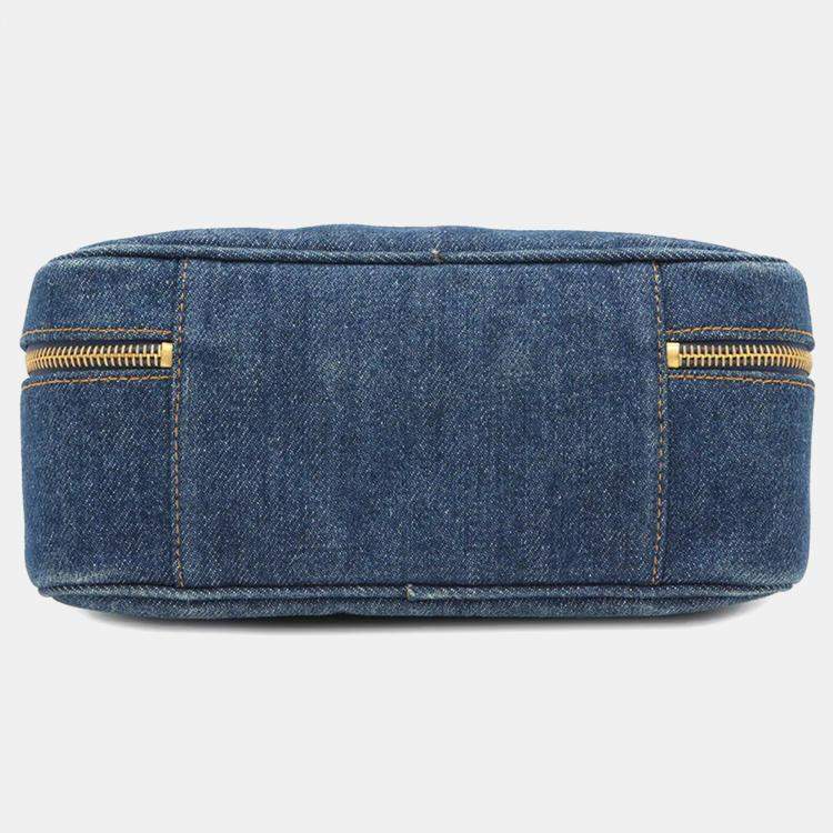 مملوكة مسبقًا Chanel Vanity Bag 2Waybag Blue Denim