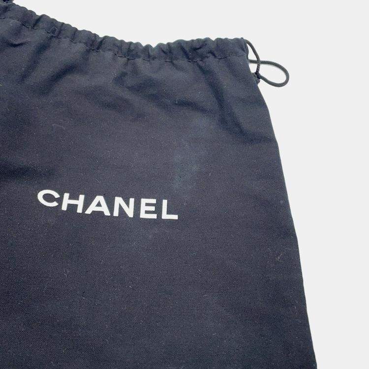 Pre Owned Chanel Square Flap Mini Black Caviar Leather Quilted Shoulder Bag