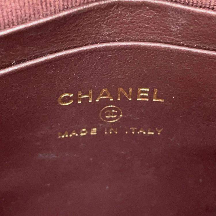Pre Owned Chanel Matelasse Timeless Classics Mini Backpack Blackap3753 Caviar Leather