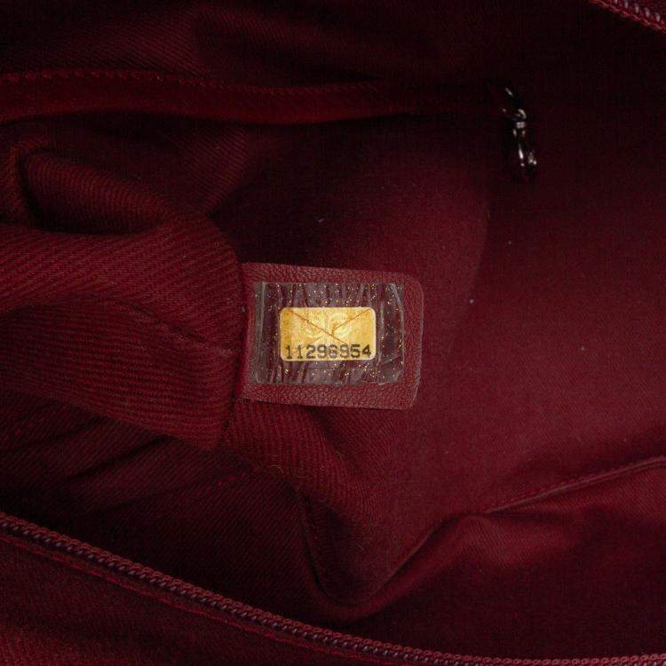 Pre Owned Chanel White Large Quilted Aged Calfskin Cotton Club Tote