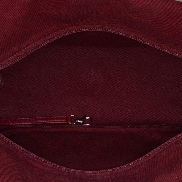 Pre Owned Chanel White Large Quilted Aged Calfskin Cotton Club Tote