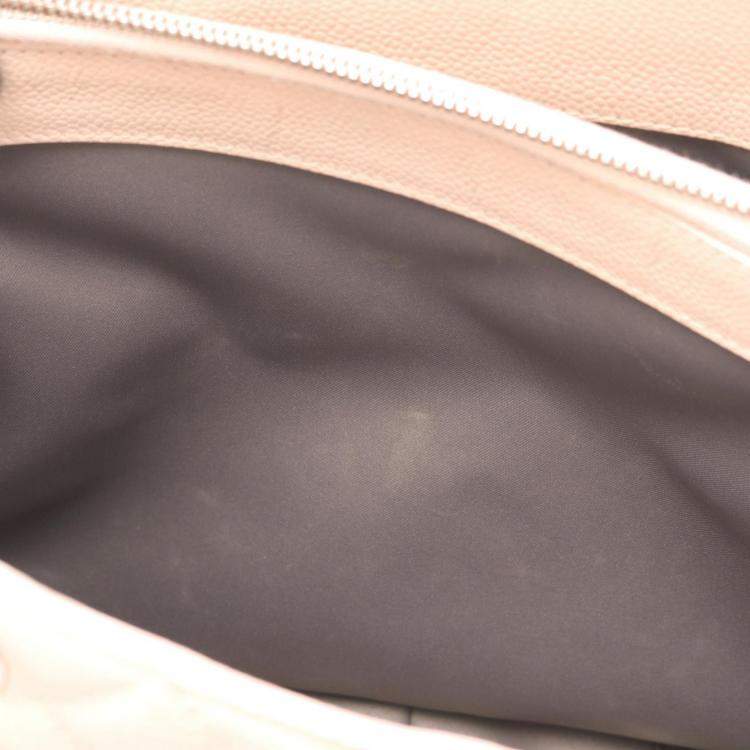 Pre Owned Chanel Matelasse GST Pink Leather Tote Bag