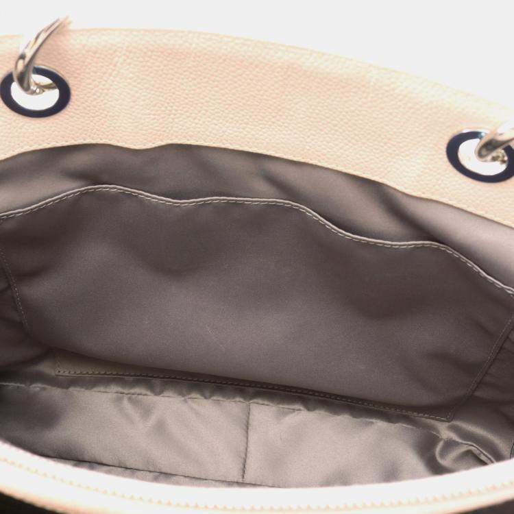 Pre Owned Chanel Matelasse GST Pink Leather Tote Bag