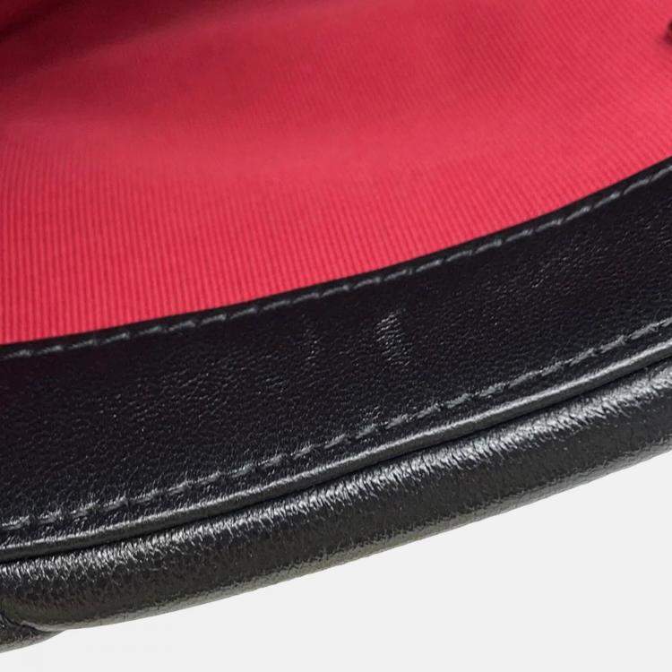 Pre Owned Chanel 19 Black Lambskin Shoulder Bag