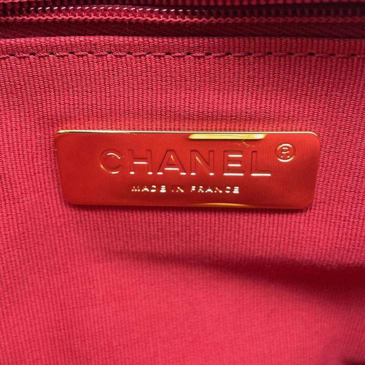 Pre Owned Chanel 19 Black Lambskin Shoulder Bag