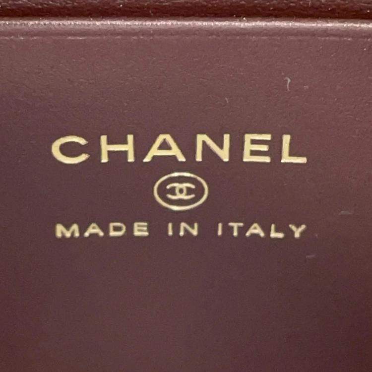 Pre Owned Chanel Matelasse Backpack Black Caviar Leather Size Mini