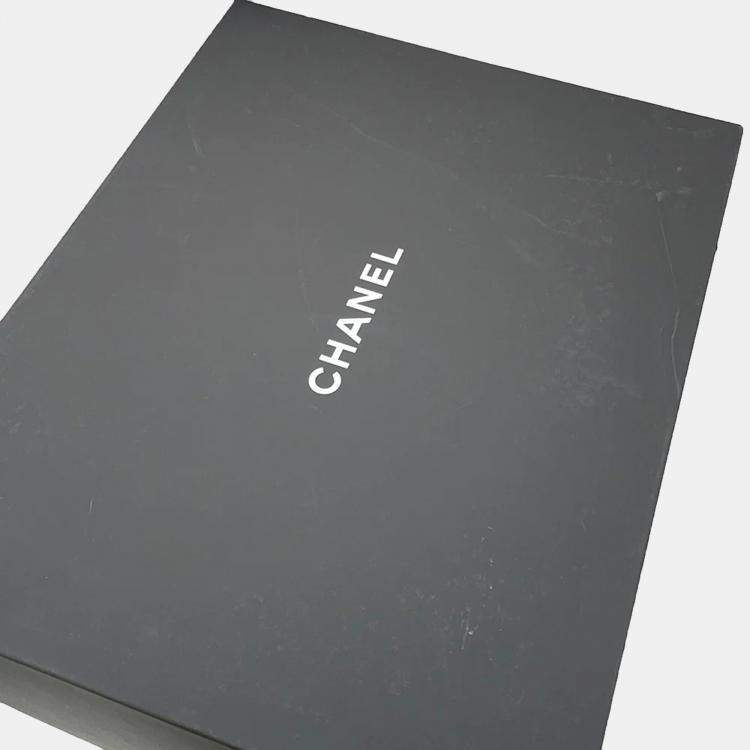 Pre Owned Chanel 22 Small Black Shiny Calf Leather Backpack