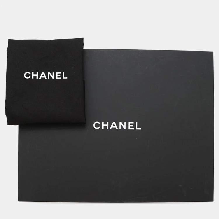 Pre Owned Chanel 22 Small Black Shiny Calf Leather Backpack