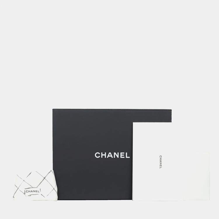 Pre Owned Chanel Patent Leather Chevron Medium Double Flap Bag