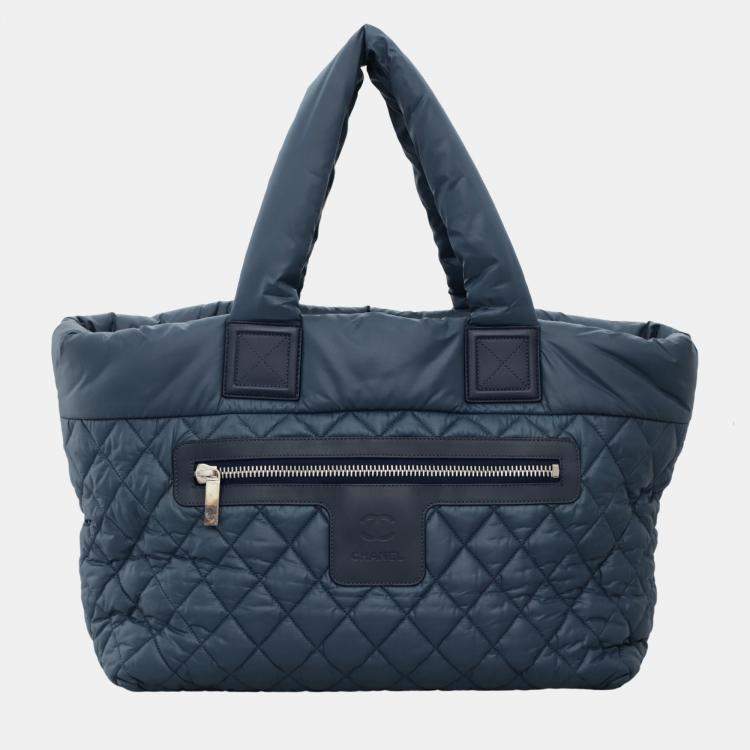Pre Owned Chanel Nylon Coco Cocoon Handbag