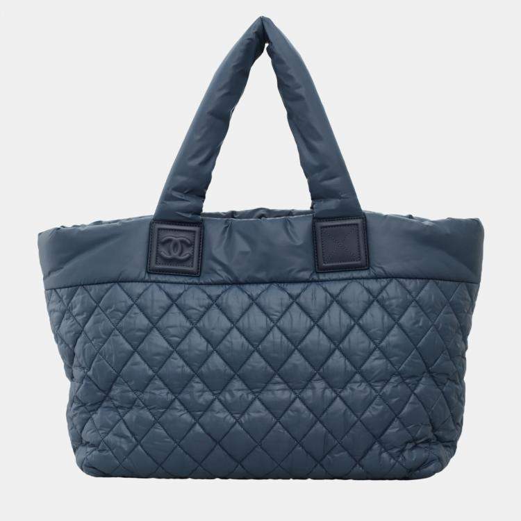 Pre Owned Chanel Nylon Coco Cocoon Handbag
