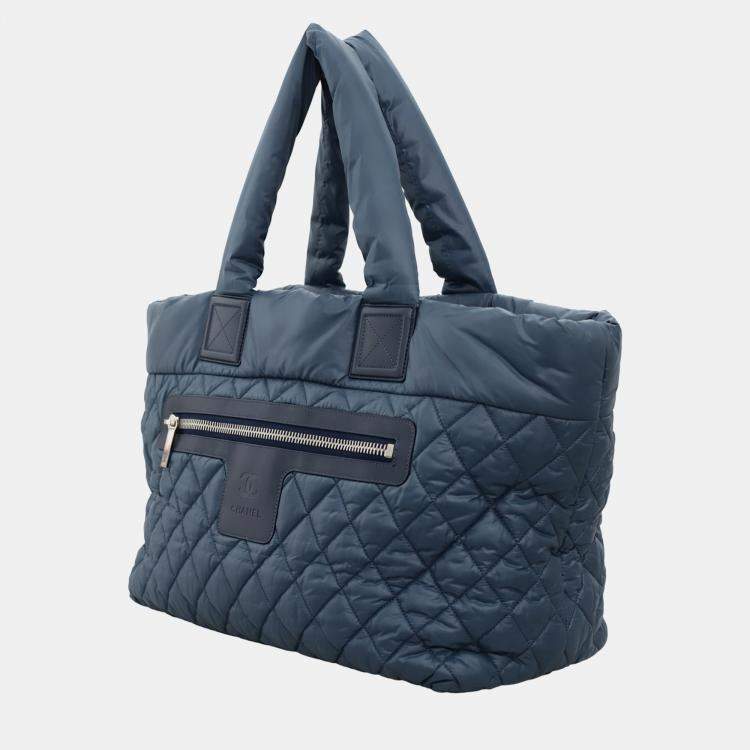 Pre Owned Chanel Nylon Coco Cocoon Handbag